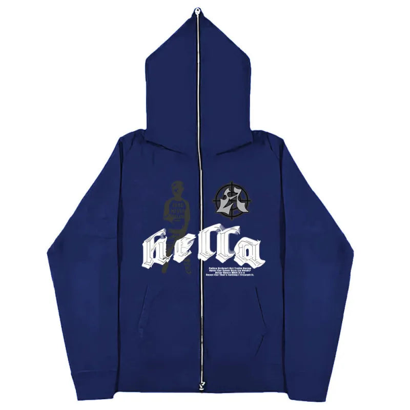 Oversized Urban Vibes ZIP-Hoodie for Men - BLITZBUY