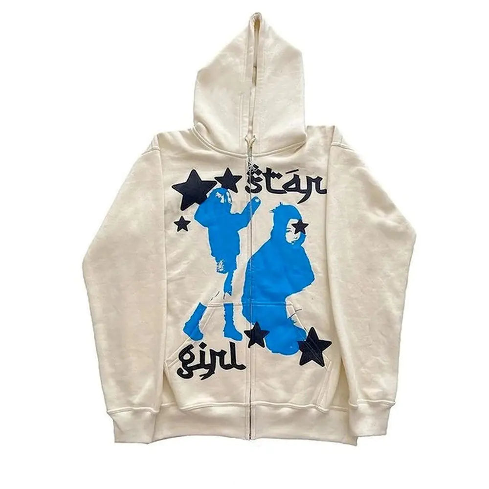 Oversized Urban Vibes ZIP-Hoodie for Women - BLITZBUY