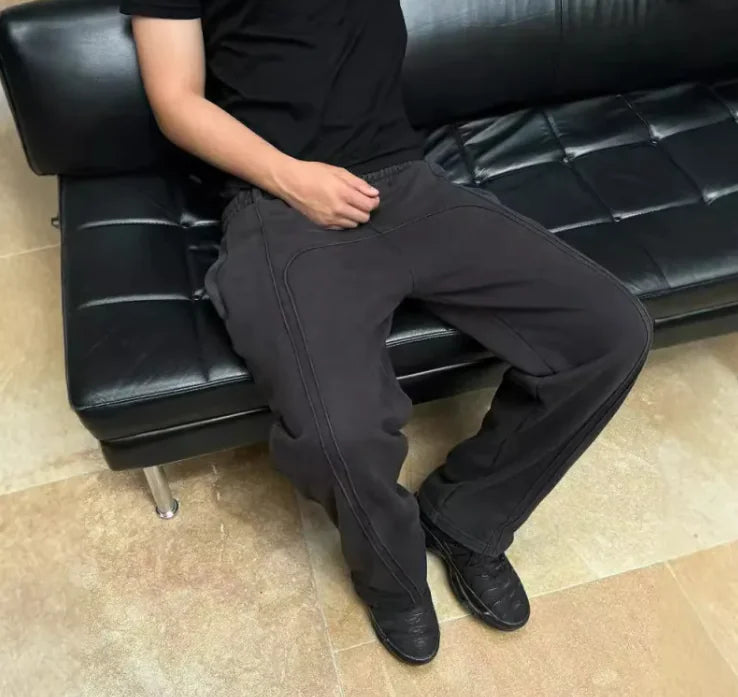 Stretch Rope Sweatpants Casual Trousers - BLITZBUY