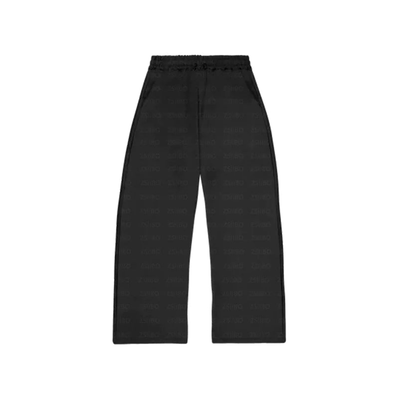 Solid Color Hoodie and Sweatpants Set - BLITZBUY
