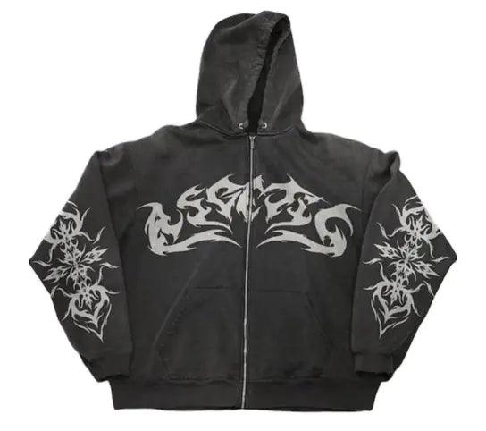Oversized Urban Vibes ZIP-Hoodie for Men - BLITZBUY