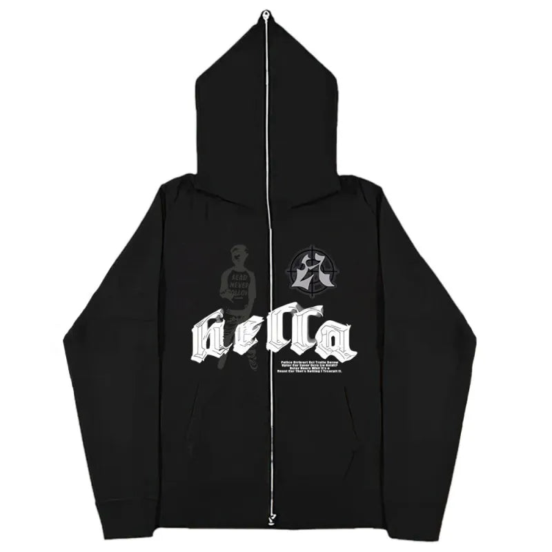 Oversized Urban Vibes ZIP-Hoodie for Men - BLITZBUY