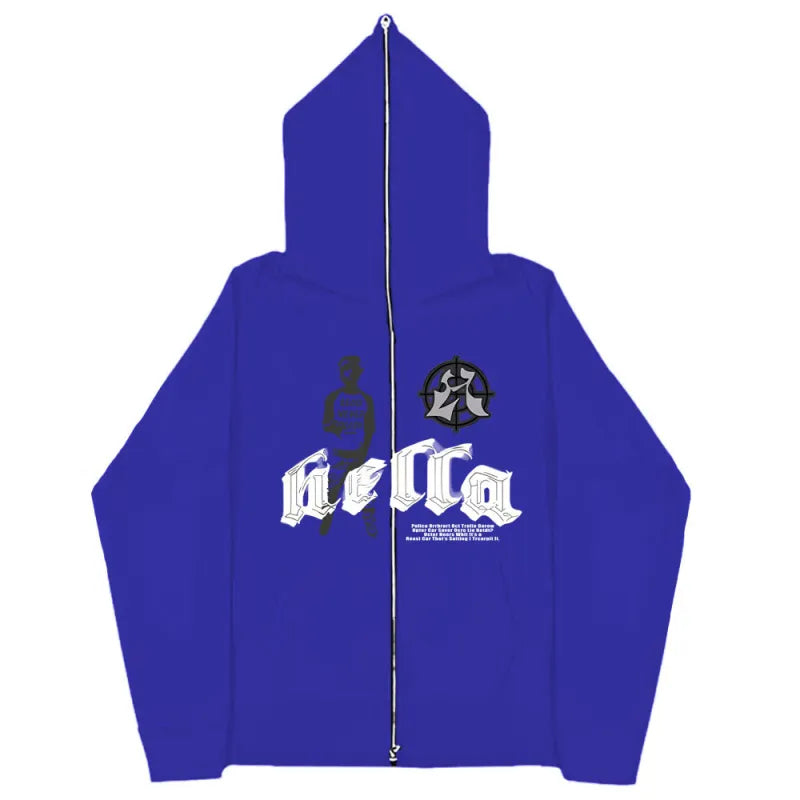 Oversized Urban Vibes ZIP-Hoodie for Men - BLITZBUY