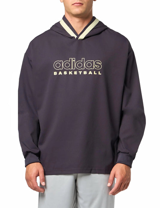 Adidas Mens Select Hoodie Aurora Black - BLITZBUY