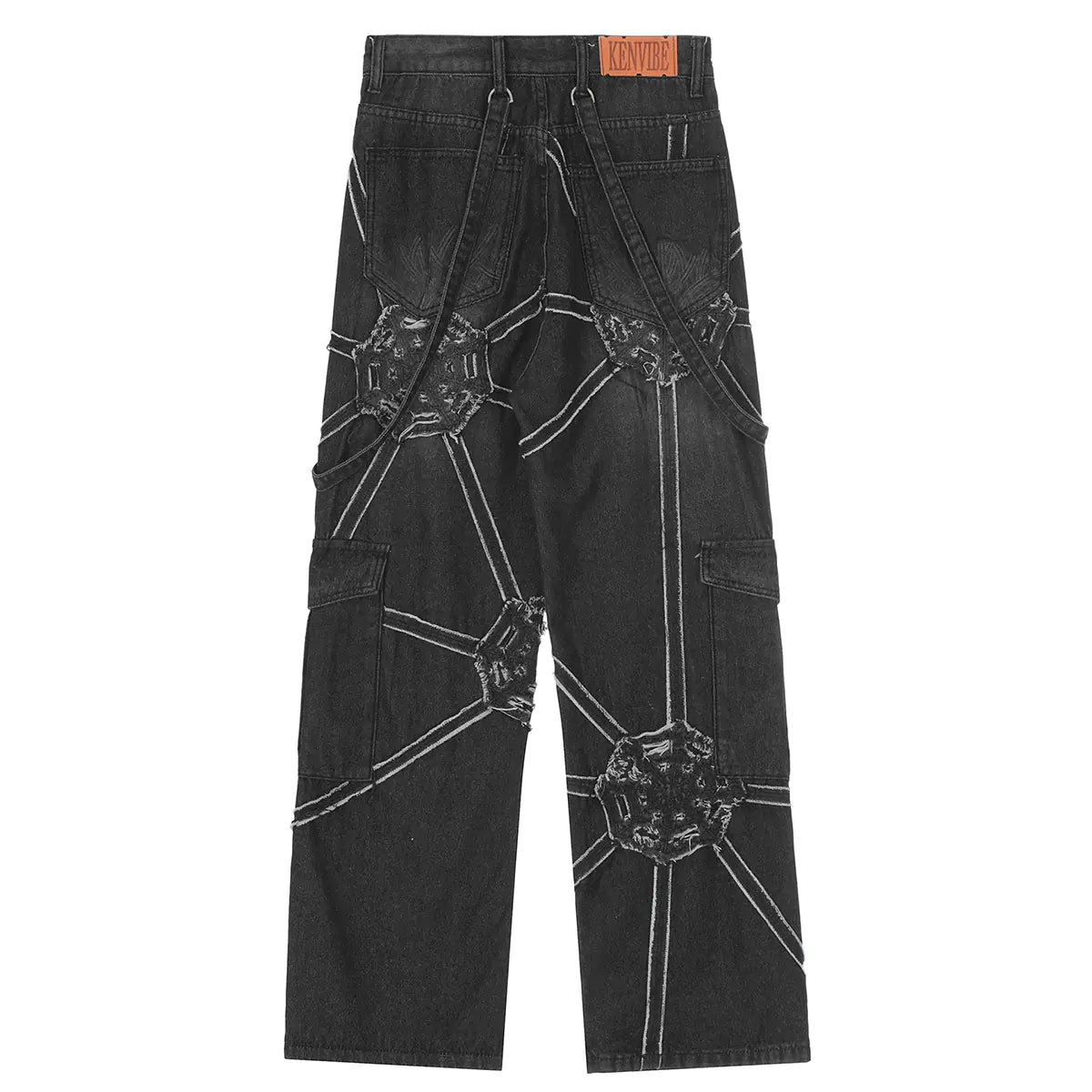 Baggy Jeans Casual Wear (Black) - 8OUT