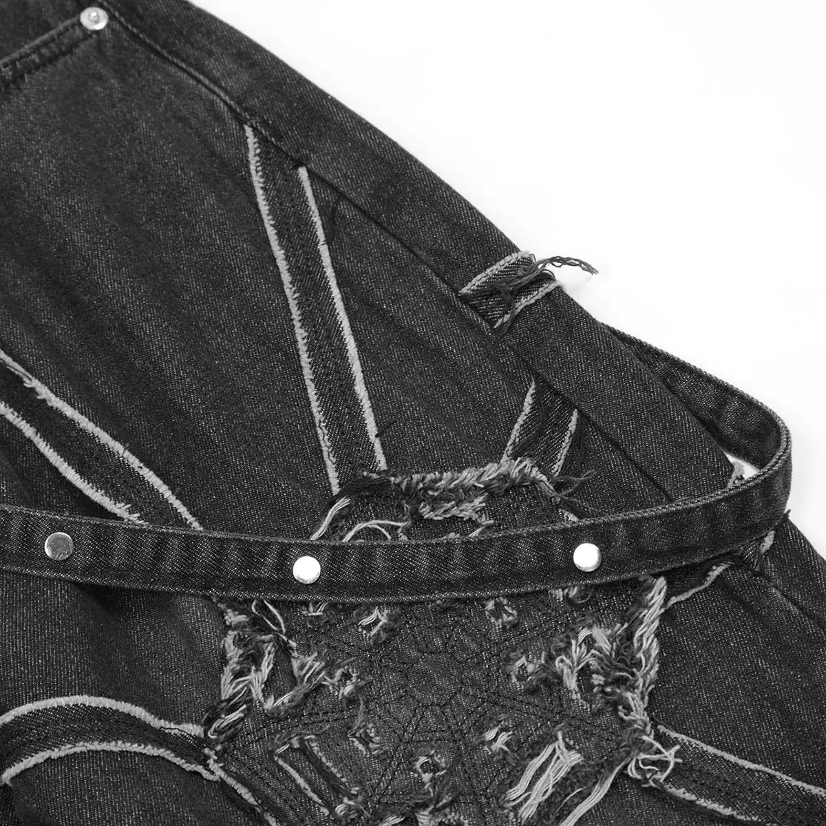 Baggy Jeans Casual Wear (Black) - 8OUT