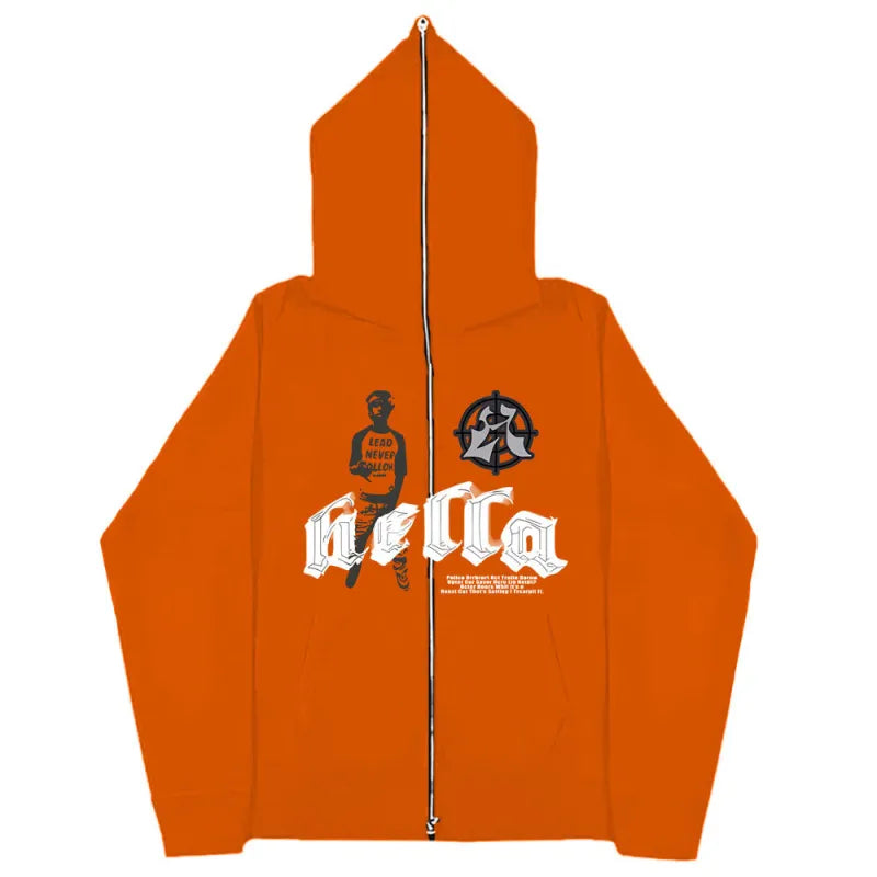 Oversized Urban Vibes ZIP-Hoodie for Men - BLITZBUY