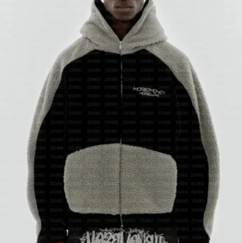 Lambswool ZIP-Hoodie for Men - BLITZBUY