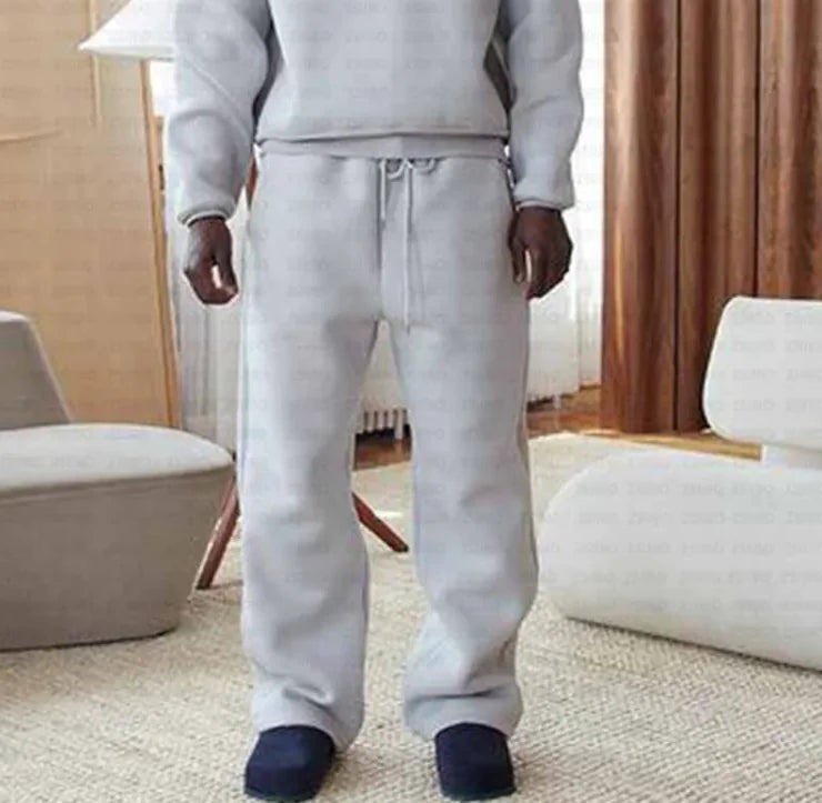 ComfyFit Unisex Solid Hoodie & Sweatpants Set - BLITZBUY